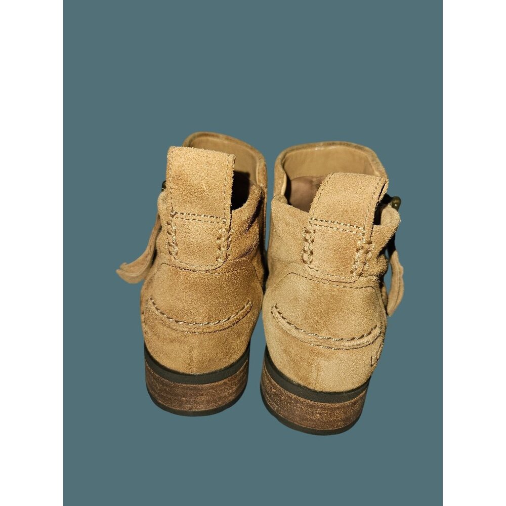 Ugg Upper Suede Side Zip Aureo Ankle Booties Women Size 6.5 - Picture 8 of 10